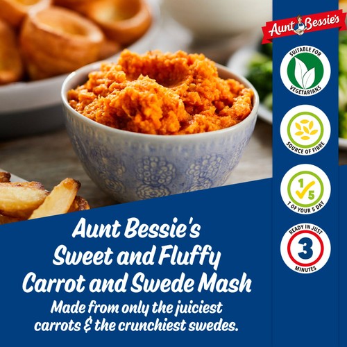 Aunt Bessie's Sweet & Tasty Carrot & Swede Mash