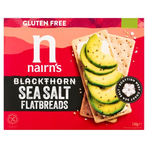Nairn's Gluten Free Blackthorn Sea Salt Flatbreads