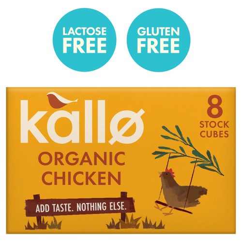 Kallo Organic 8 Chicken Stock Cubes