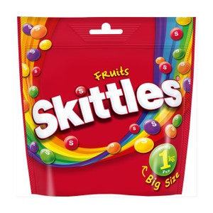 Skittles Vegan Chewy Sweets Fruit Flavoured Bulk Sharing Bag