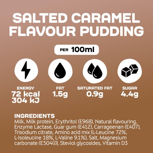 Arla Protein Salted Caramel Flavour Pudding