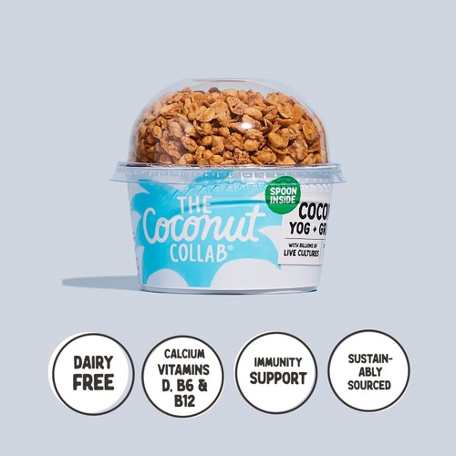 The Coconut Collab Coconut Yog with Granola Clusters