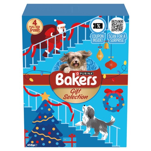 BAKERS Dog Treats Christmas Selection Gift Box 458g