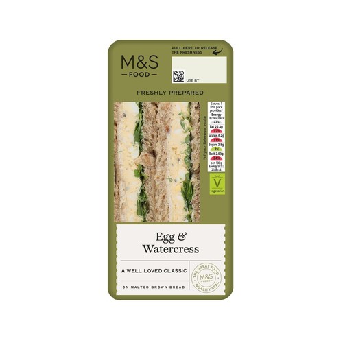 M&S Egg & Watercress Ready Made Sandwich