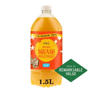 M&S Orange & Pineapple Double Strength Squash