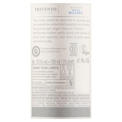 Trivento Reserve White Malbec
