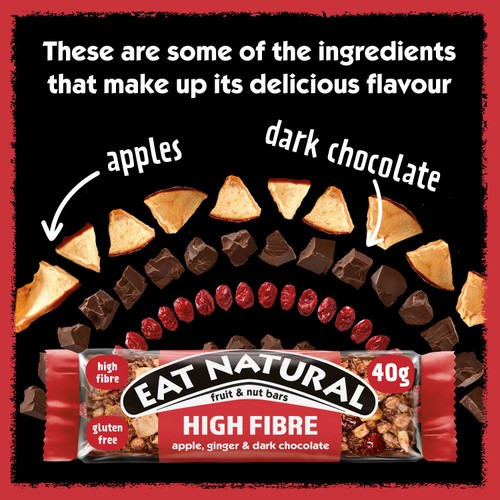 Eat Natural Apple Ginger & Dark Chocolate Bars