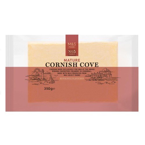 M&S Cornish Cove Mature Cheddar Cheese