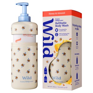 Wild Emma Bridgewater Bee Case and Honey & Almond Body Wash Starter Pack