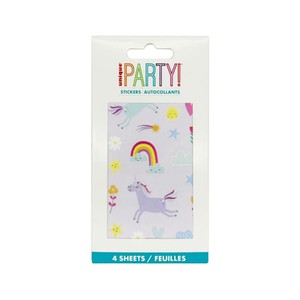 Unicorn Sticker Sheets Party Bag Toys