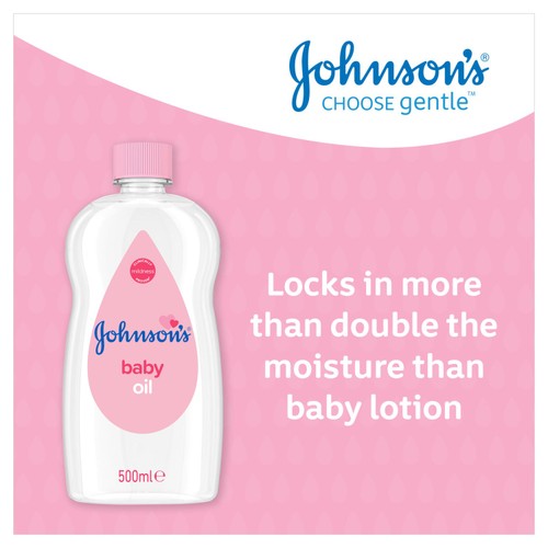 Johnson's Baby Oil for Delicate Skin