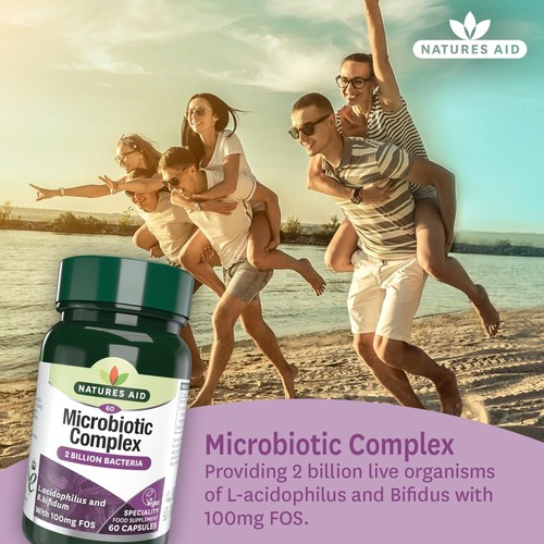 Natures Aid Microbiotic Complex Supplement Capsules