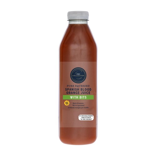 M&S Spanish Blood Orange Juice with Bits