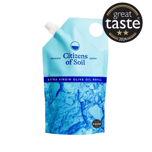 Citizens of Soil Organic Greek Extra Virgin Olive Oil Refill 