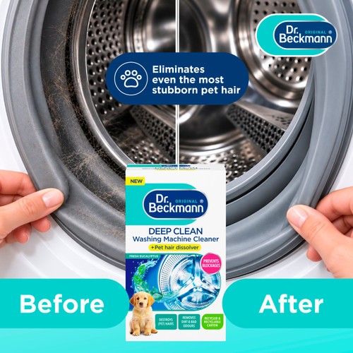 Dr. Beckmann Deep Clean Washing Machine Cleaner & Pet Hair Dissolver
