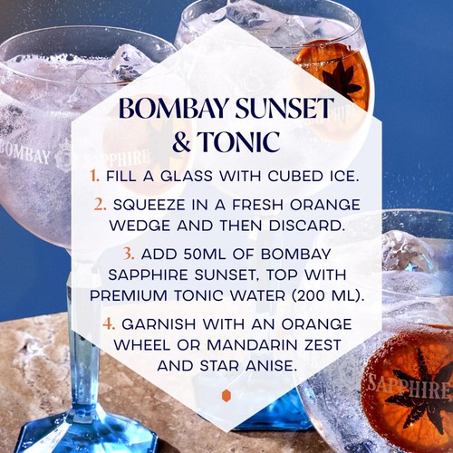 Bombay Sapphire Sunset Special Edition Gin
