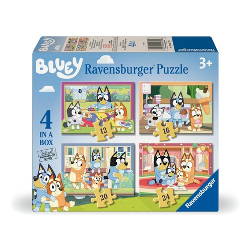 Ravensburger Bluey 4 in a Box Jigsaw Puzzles
