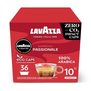 Lavazza A Modo Mio Espresso Passionale 16 Coffee Capsules