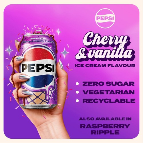 Pepsi Treats Cherry Vanilla Ice Cream
