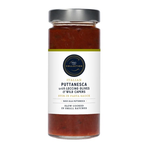 M&S Collection Italian Puttanesca Pasta Sauce Serves 2