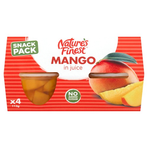 Nature's Finest Fruit Pots Mango in Juice