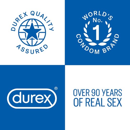 Durex Latex Free Condoms With Silicone Lube Regular Fit