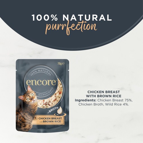 Encore Cat Pouch Chicken & Brown Rice