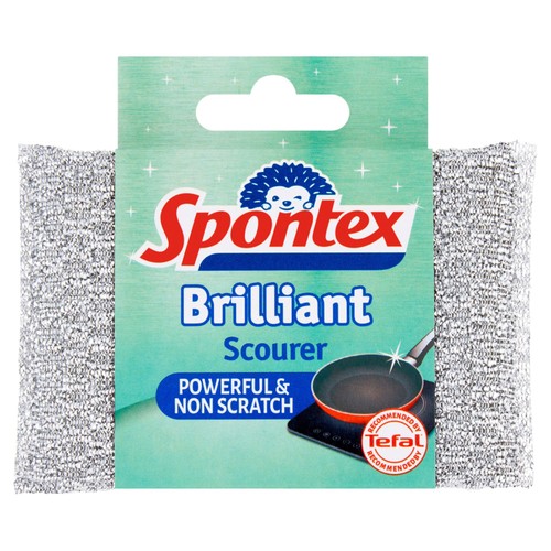 Spontex Brilliant Scourer - Non Scratch Sponge & Recommended by Tefal