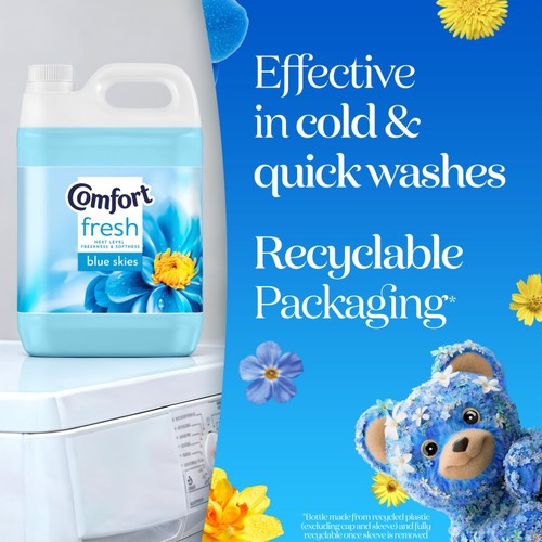 Comfort Fresh Fabric Conditioner Blue Skies 160 Washes