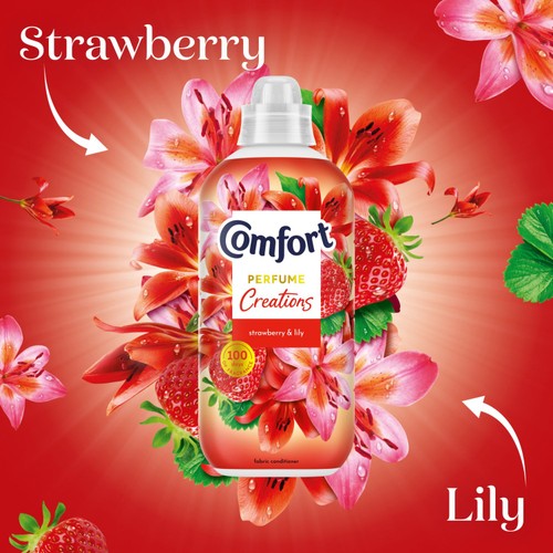 Comfort Perfume Creations Strawberry & Lily Fabric Conditioner 48 Washes