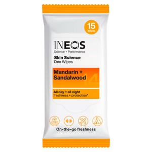 INEOS Skin Science Deodorant Wipes Geranium + Mint