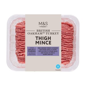 M&S British Turkey Thigh Mince 8% Fat