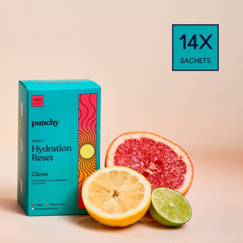 Punchy Citrus Electrolyte Sachets