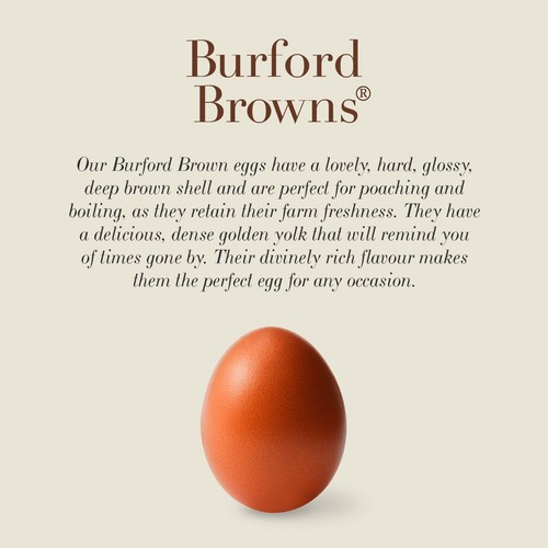 Clarence Court  Burford Brown 6 Medium Free Range Eggs