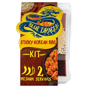 Blue Dragon 3 Step Authentic Sticky Korean BBQ Meal Kit 222g