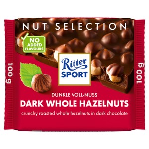 Ritter Sport Whole Hazelnuts Nut Selection 100g