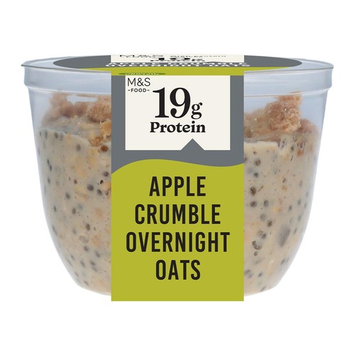 M&S High Protein Apple Crumble Overnight Oats