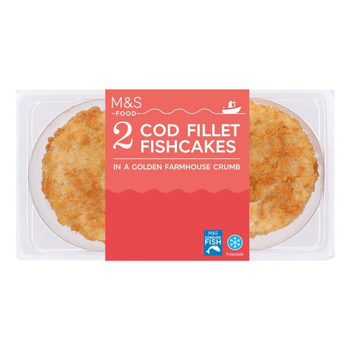 M&S 2 Cod Fillet Fishcakes