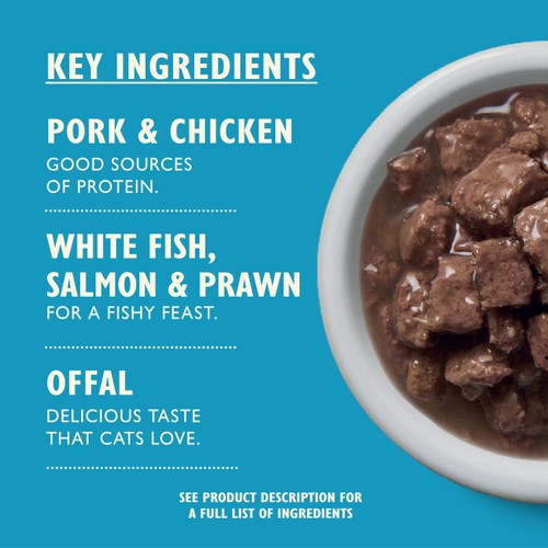 Lily's Kitchen Tasty Cuts in Gravy - Ocean Fish Wet Food for Cats