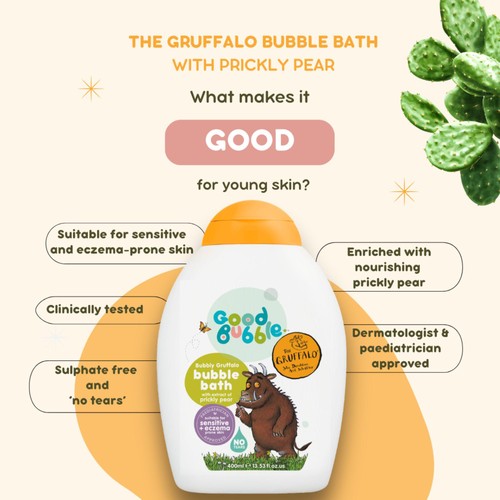 Good Bubble The Gruffalo Bubble Bath with Prickly Pear