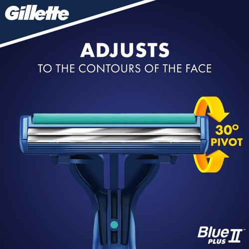 Gillette Blue II Plus Slalom Disposable Razors