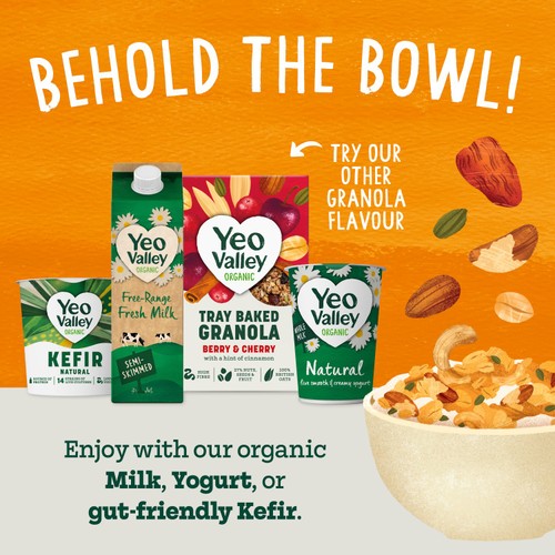 Yeo Valley Organic Tray Baked Granola Toasted Nuts & Seeds