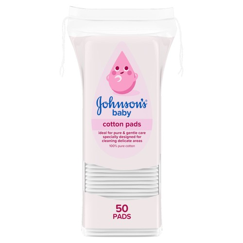 Johnson's Baby Cotton Pads- 50 Pads