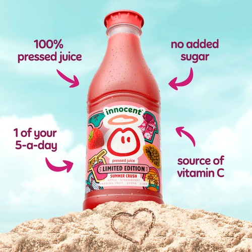 innocent Summer Crush Strawberry, Lime & Guava Juice Limited Edition