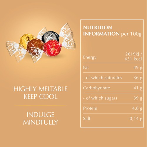Lindt Lindor Assorted Chocolate Truffles Box