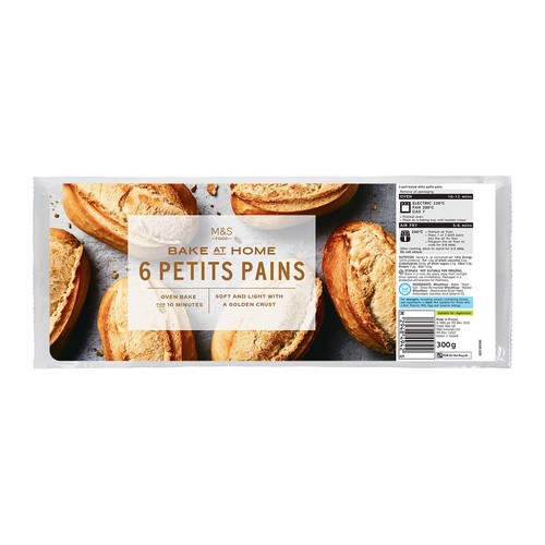 M&S Bake At Home 6 Petits Pains