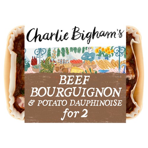 Charlie Bigham's Beef Bourguignon & Dauphinoise Potatoes for 2