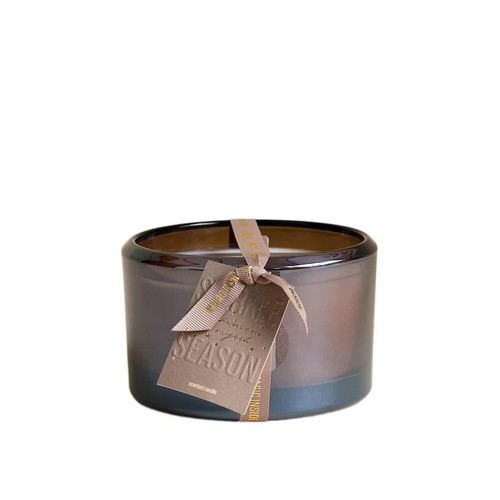M&S Large 3 Wick Candle, Light Buff