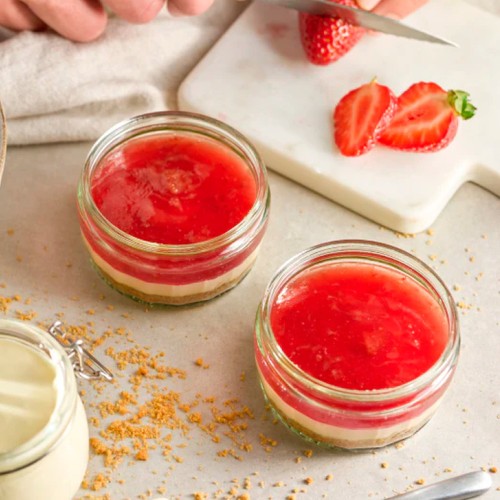 Gu Wild Strawberry & Clotted Cream Cheesecake Dessert