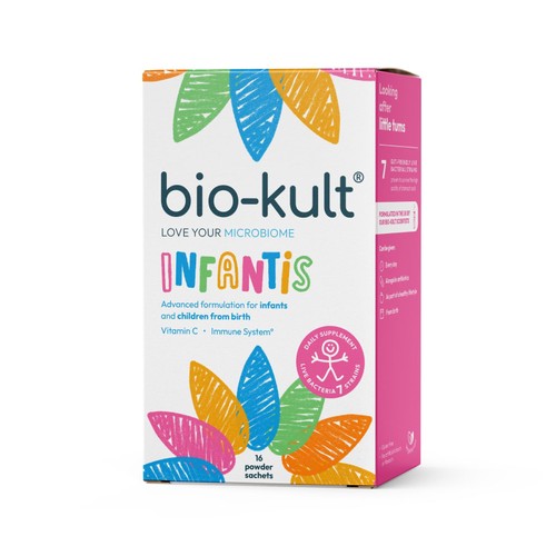 Bio-Kult Infantis Kids Probiotics Gut Supplement 7 Strains with Vitamin C